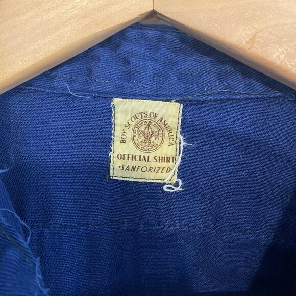 Vintage Boy Scouts of America Cub Scouts Small Button Down Shirt San Fran Calif - Picture 3 of 4